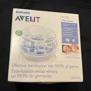 1 NEW Philips Avent Microwave steam sterilizer